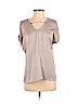 Maurices Tan Short Sleeve Blouse Size M - photo 1