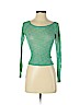 M Missoni 100% Cotton Green Long Sleeve Top Size 4 - photo 1