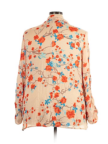 Democracy Long Sleeve Button-Down Shirt (view 2)