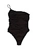Pretty Little Thing 100% Polyester Black One Piece Swimsuit Size 6 - photo 2