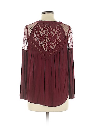 American Eagle Outfitters Long Sleeve Blouse (view 2)