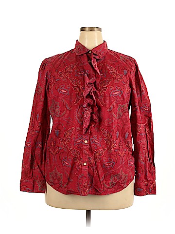 Lauren Jeans Co. Long Sleeve Button-Down Shirt (view 1)