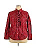 Lauren Jeans Co. 100% Cotton Red Long Sleeve Button-Down Shirt Size 2X - photo 1