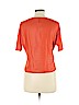 BCBGMAXAZRIA 100% Polyester Orange Short Sleeve Blouse Size XS - photo 2