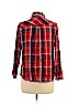 Isabel Maternity 100% Rayon Red Long Sleeve Button-Down Shirt Size L - photo 2
