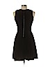 Aqua 100% Polyester Black Casual Dress Size L - photo 2