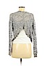 Theyskens' Theory 100% Silk Blue Silk Cardigan Size M - photo 2