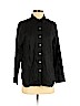 J.jill 100% Linen Black Long Sleeve Button-Down Shirt Size S (petite) - photo 1