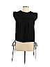 Étoile Isabel Marant 100% Viscose Black Short Sleeve Blouse Size EU (FR) 44 / US 12 - photo 1