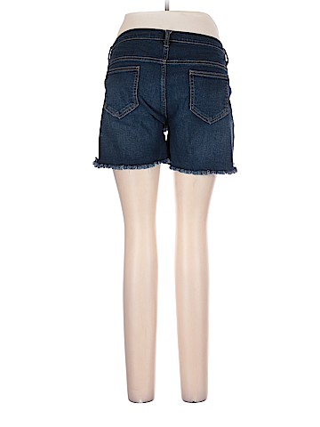 Indigo Blue Denim Shorts (view 2)