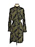 Ann Taylor 100% Rayon Green Casual Dress Size P - Med - photo 1