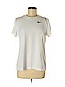 Nike 100% Polyester White Active T-Shirt Size L - photo 1