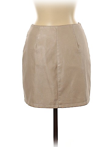 Forever 21 Faux Leather Skirt (view 2)