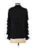 Zara 100% Polyester Black Long Sleeve Blouse Size XS - photo 2