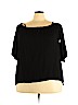Assorted Brands 100% Polyester Black 3/4 Sleeve Blouse Size 3X - photo 1