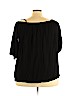Assorted Brands 100% Polyester Black 3/4 Sleeve Blouse Size 3X - photo 2