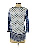 Lucky Brand 100% Viscose Blue 3/4 Sleeve Blouse Size S - photo 2