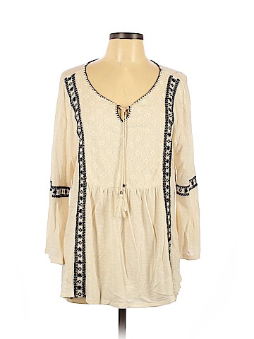 Style&Co 3/4 Sleeve Top (view 1)