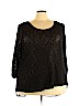 Lane Bryant Black Long Sleeve Top Size 28 - 26 Plus - photo 1