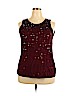 Assorted Brands Burgundy Sleeveless Top Size 1X - photo 1
