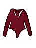 BCBGMAXAZRIA Burgundy Bodysuit Size S - photo 1