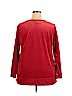 Woman Within 100% Polyester Red Pullover Sweater Size 18 (L) - photo 2