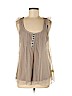 Aerie 100% Cotton Tan Sleeveless Blouse Size M - photo 1
