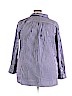 Laurente 100% Cotton Purple Long Sleeve Button-Down Shirt Size 3X - photo 2