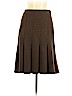 Lida Baday 100% Wool Brown Wool Skirt Size 6 - photo 1