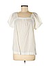 Tommy Hilfiger 100% Cotton White Short Sleeve Blouse Size M - photo 1