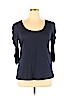 Christin Michaels Blue 3/4 Sleeve Top Size XL - photo 1