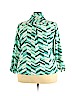 Notations Green Long Sleeve Blouse Size 3X - photo 2