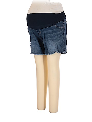 Indigo Blue Denim Shorts (view 1)