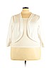 Allison Brittney White Cardigan Size 3X - photo 1