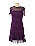 Elie Tahari 100% Polyester Purple Casual Dress Size 6 - photo 1