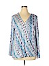 Style&Co Blue Long Sleeve Top Size XL - photo 1
