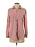 Old Navy 100% Tencel Lyocell Pink Long Sleeve Button-Down Shirt Size S (petite) - photo 1