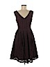 Octavia 100% Polyester Burgundy Cocktail Dress Size M - photo 1