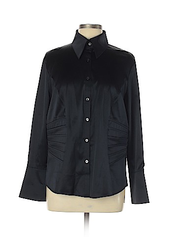 Escada Long Sleeve Silk Top (view 1)