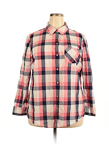 Faded Glory Long Sleeve Button-Down Shirt (view 1)