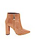 Qupid Orange Ankle Boots Size 8 - photo 1
