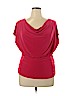 Cato Pink Short Sleeve Top Size XL - photo 1