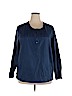 CW Classics 100% Cotton Blue Long Sleeve Henley Size 2X - photo 1
