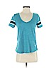 Victoria's Secret Pink Blue Short Sleeve T-Shirt Size XS - photo 1