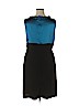 Tahari by ASL 100% Silk Blue Casual Dress Size 16 - photo 2