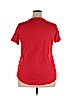 Rafaella Red Short Sleeve Top Size XXL - photo 2