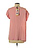 Buffalo by David Bitton 100% Viscose Pink Short Sleeve Blouse Size S (petite) - photo 2