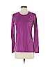 Nike 100% Polyester Purple Active T-Shirt Size S - photo 1
