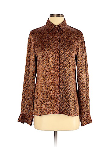 W by Worth Long Sleeve Silk Top (view 1)