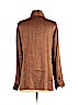 W by Worth 100% Silk Brown Long Sleeve Silk Top Size P (petite) - photo 2